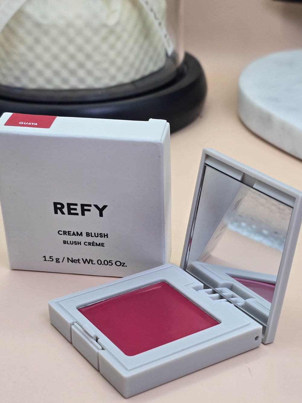 REFY Cream Blush Guava - Bright Pink Cream Blush